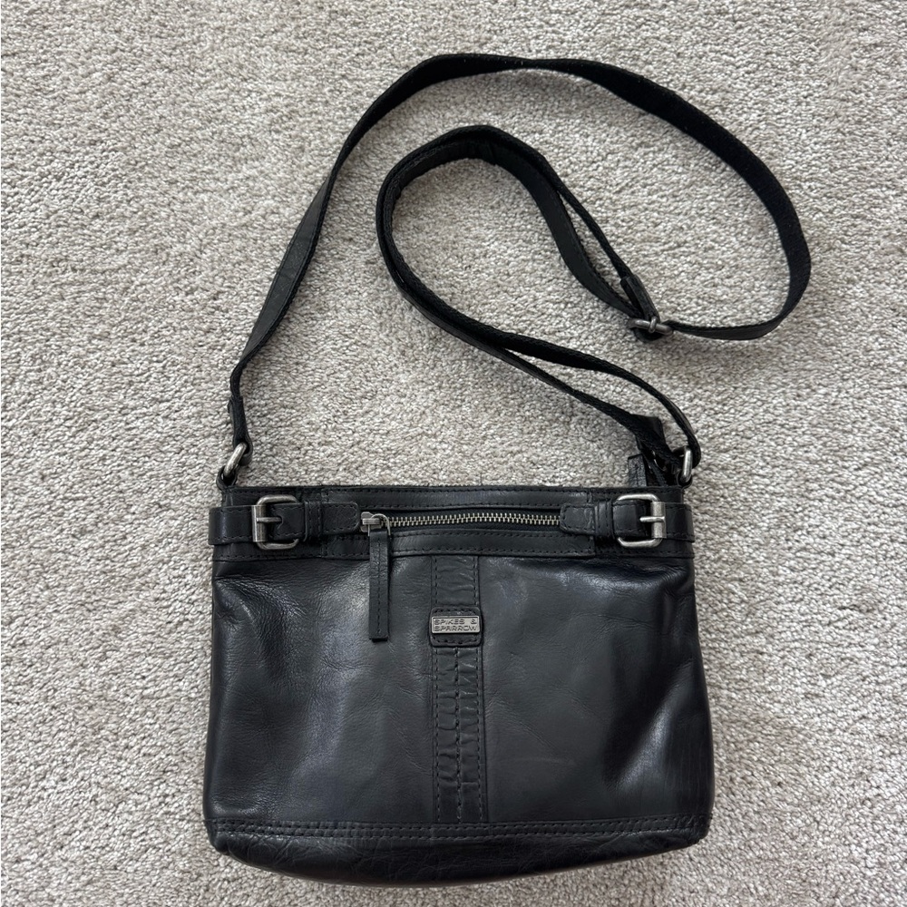 Spikes and Sparrow Leather Crossbody Bag